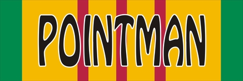 Pointman Vietnam Decal Sticker