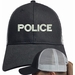 Police Text Only Mesh-Back Ponytail Cap