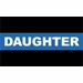 Police Thin Blue Line Daughter Decal
