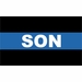 Police Thin Blue Line Son Decal
