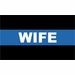 Police Thin Blue Line Wife Decal