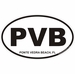 Ponte Vedra Beach Florida Oval Decal