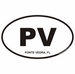 Ponte Vedra Florida Oval Decal