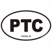 Pontiac Michigan Oval Decal