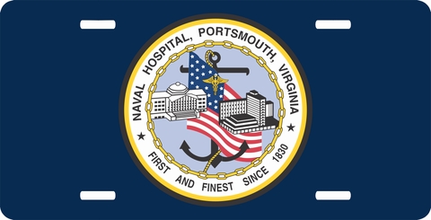 Portsmouth Naval Hospital License Plate