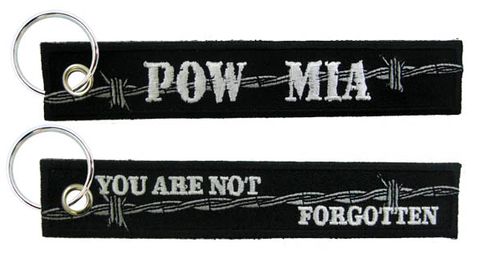 POW Barbed Wire Keychain