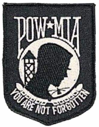 POW/MIA 3"x4" Patch