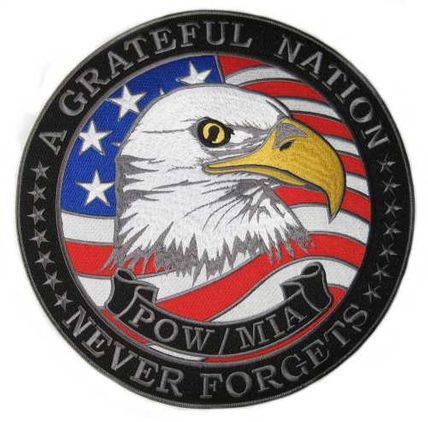 POW-MIA A Grateful Nation Never Forgets 11.75"