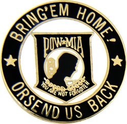 POW/MIA Bring Em Home Lapel Pin