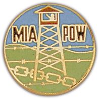 POW MIA Lapel Pin