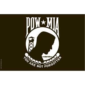 POW MIA Mini 4" x 6" Flag on a stick