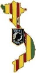 POW MIA Vietnam Ribbon Lapel Pin