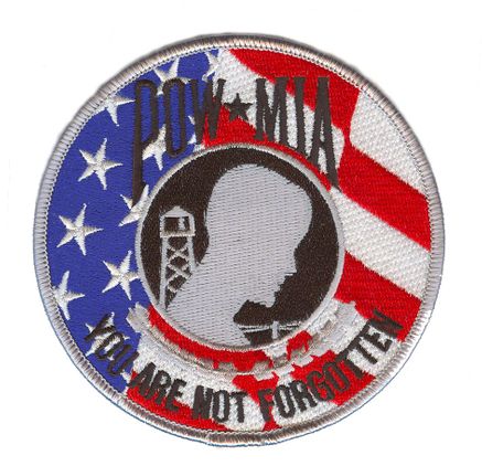 POW*MIA You Are Not Forgotten Patch