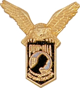 POW with Eagle Lapel Pin