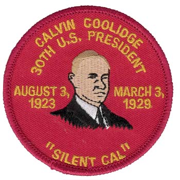 President Calvin Coolidge 3" Patch