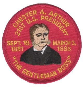 President Chester Arthur 3" Patch