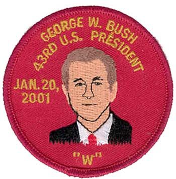 President George W Bush 3" Patch