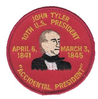 President John Tyler 3" Patch
