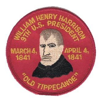 President William Harrison 3" Patch