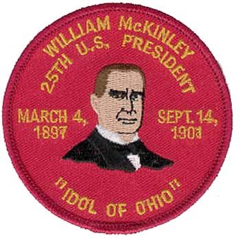 President William McKinley 3" Patch