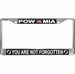 Prisoner of War POW / MIA License Plate Frame