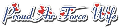 Proud Air Force Wife Window Strip