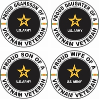 Proud Army Family Vietnam Veteran Decals Thumbnail Illustration