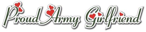 Proud Army Girlfriend Window Strip