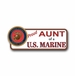 Proud Aunt Of A U.S. Marine Vinyl Transfer Bumper Sticker