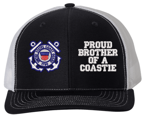 Proud Brother of a Coastie U.S. Coast Guard Mesh Back Cap