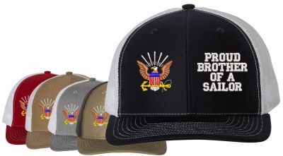 Proud Brother of a Sailor U.S. Navy Mesh Back Cap