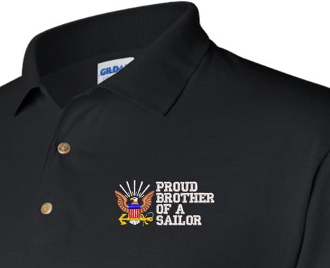 Proud Brother of a Sailor U.S. Navy Polo