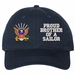 Proud Brother of a Sailor U.S. Navy Unstructured Dad Cap
