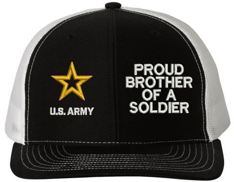 Proud Brother of a Soldier U.S. Army Mesh Back Cap