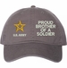 Proud Brother of a Soldier U.S. Army Unstructured Dad Cap