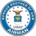 Proud Brother of an Airman U.S. Air Force Round Decal