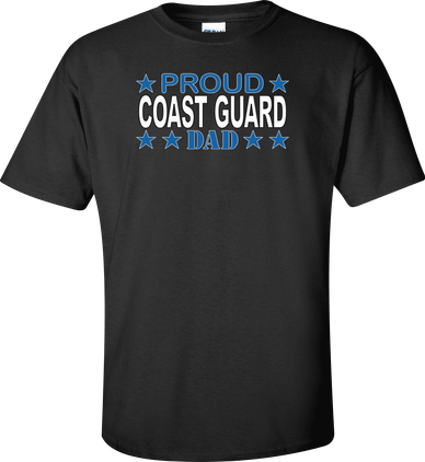 Proud Coast Guard Dad Shirt