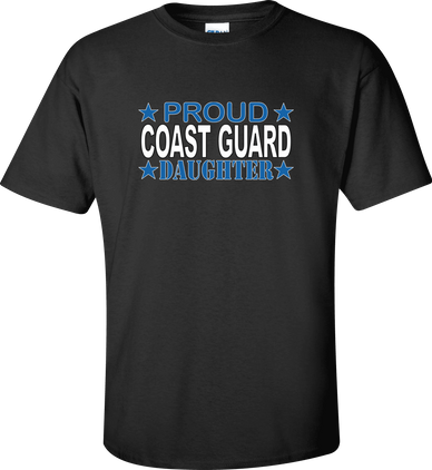 Proud Coast Guard Daughter Shirt