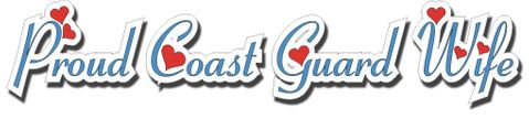 Proud Coast Guard Wife Window Strip