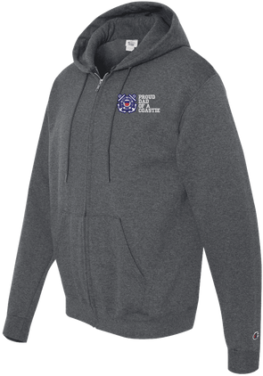 Proud Dad of a Coastie U.S. Coast Guard Full Zip Hoodie
