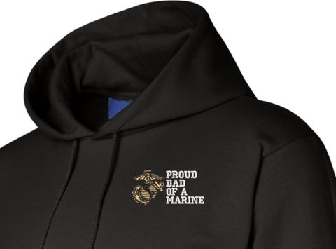 Proud Dad of a Marine U.S. Marine Corps Hoodie
