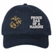 Proud Dad of a Marine U.S. Marine Corps Unstructured Dad Cap