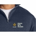 Proud Dad of a Soldier U.S. Army Embroidered Quarter-Zip Pullover