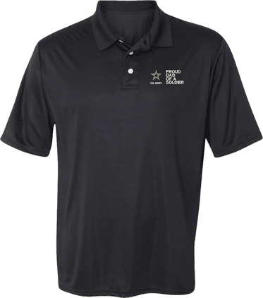 Proud Dad of a Soldier U.S. Army Moisture Wicking Polo