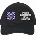 Proud Daughter of a Coastie U.S. Coast Guard Unstructured Dad Cap