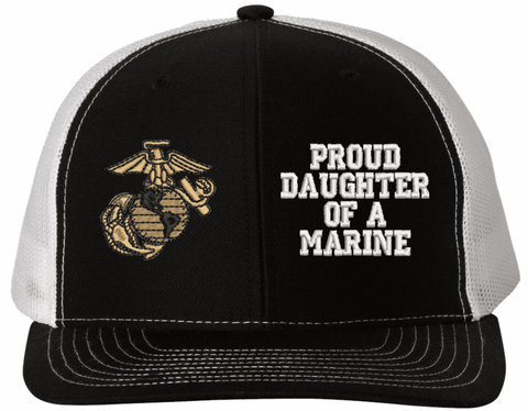 Proud Daughter of a Marine U.S. Marine Corps Cap