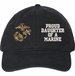 Proud Daughter of a Marine U.S. Marine Corps Unstructured Dad Cap