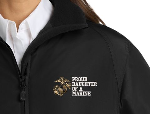 Proud Daughter of a Marine U.S. Marine Corps Women's 3-Season Jacket