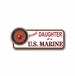Proud Daughter Of A U.S. Marine Vinyl Transfer Bumper Sticker