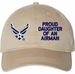 Proud Daughter of an Airman U.S. Air Force Unstructured Dad Cap